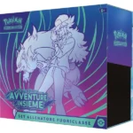Set Allenatore Fuoriclasse Pokémon Avventure Insieme in lingua italiana, contenente bustine, accessori e carte esclusive. Nuovo e sigillato.
