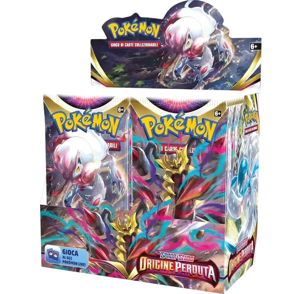 Box sigillato da 36 bustine del set Pokémon Origine Perduta in italiano