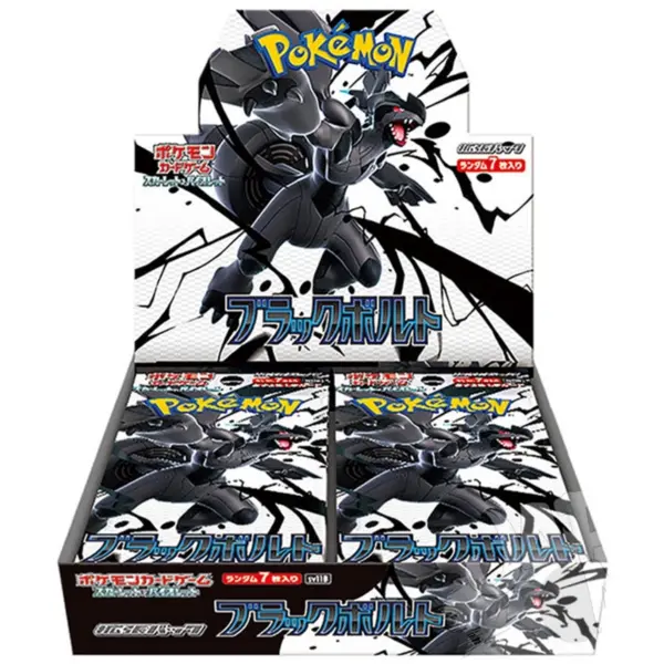 Box sigillato Pokémon Black Bolt 30 bustine espansione giapponese con carte rare da collezione