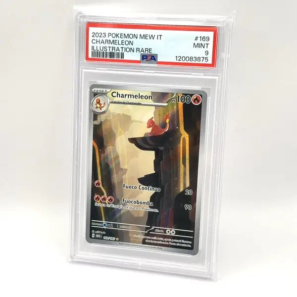 Carta Pokémon Charmeleon 169/165 Illustration Rare set 151 in italiano certificata PSA 9 MINT