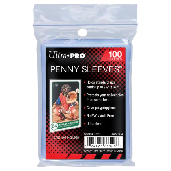 Bustine Ultra Pro soft sleeves trasparenti per carte collezionabili, confezione da 100 pezzi