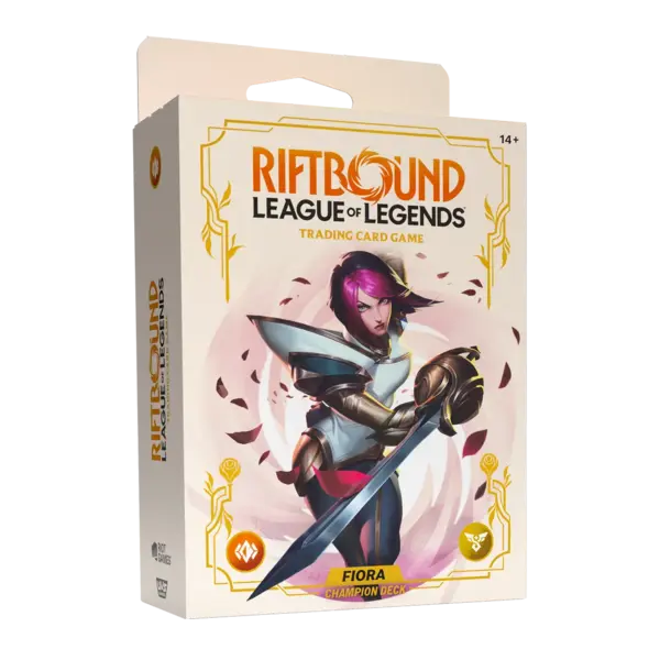 Confezione mazzo campione Riftbound Spiritforged Fiora