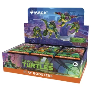 Play Booster Box Magic Teenage Mutant Ninja Turtles inglese aperto con grafica principale