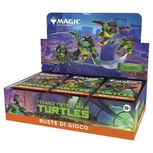 Play Booster Box Magic Teenage Mutant Ninja Turtles aperto con grafica principale