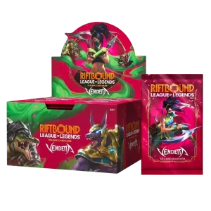 Riftbound Vendetta booster display con box e bustine da 14 carte League of Legends