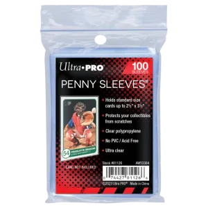 Bustine Ultra Pro soft sleeves trasparenti per carte collezionabili, confezione da 100 pezzi